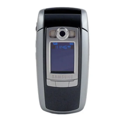 Samsung SGH-E720 Manuel utilisateur | Fixfr