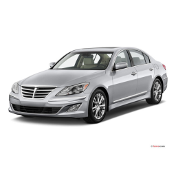 Hyundai Genesis 2013 Manuel du propriétaire | Fixfr