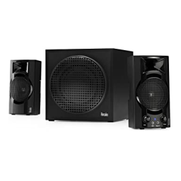 Hercules XPS 2.1 BASSBOOST  Manuel utilisateur | Fixfr
