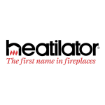 Heatilator NDI30-C &amp; NDI35-C Insert Installation manuel