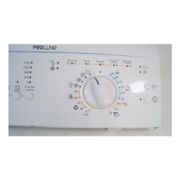 Proline TLW1255P-F Washing machine Manuel utilisateur | Fixfr