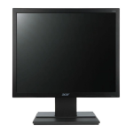 Acer V196LB Monitor Manuel utilisateur