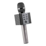 MusicMan BT-X44 Karaoke Microphone Fabric blue Manuel du propri&eacute;taire