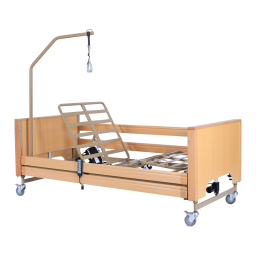 Gima 27683 4 MOTORS, ELECTRICAL,HEIGHT ADJUSTABLE BED 24-65 cm - 3 joints - 4 sections Manuel du propriétaire | Fixfr