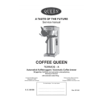 Coffee Queen Termos A Manuel utilisateur