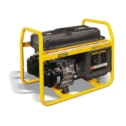 Wacker Neuson GP2600 Portable Generator Manuel utilisateur | Fixfr