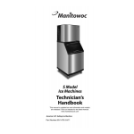 Manitowoc Ice E &amp; G Model Technician's Handbook Manuel utilisateur