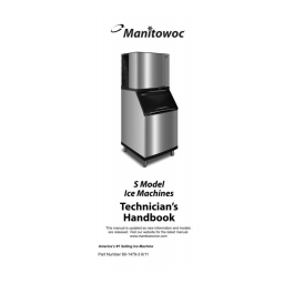 Manitowoc Ice E & G Model Technician's Handbook Manuel utilisateur | Fixfr