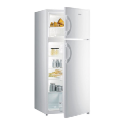 Gorenje RF4208W Manuel utilisateur | Fixfr