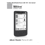 Trekstor eBook-Reader Pyrus 2 LED Mode d'emploi