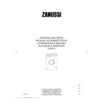 Zanussi F805 Manuel utilisateur