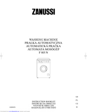 Zanussi F805 Manuel utilisateur | Fixfr