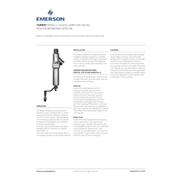 Models 16/36/56 Sampling Valves IOM