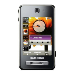 Samsung SGH-F480 Mode d'emploi | Fixfr