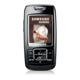 Samsung SGH-E251 Manuel utilisateur | Fixfr