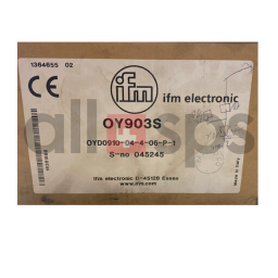 ifm OY901S, OY902S, OY903S : Notice PDF & Chat IA | Fixfr