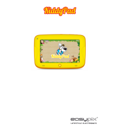 Easypix KiddyPad Manuel utilisateur | Fixfr