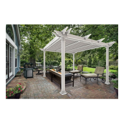 Vita 10x10 Preston Louvered Pergola Manuel utilisateur | Fixfr