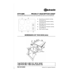 Bauknecht ETPI 5640 IN/01 Hob Manuel utilisateur