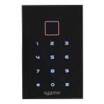 Sygonix SY-3435062 Code lock Surface-mount 12 V DC IP66 + backlit keypad, + touchscreen Manuel du propri&eacute;taire