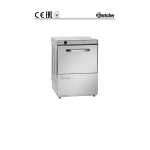 Bartscher 110510 Dishwasher E500 LPR Mode d'emploi