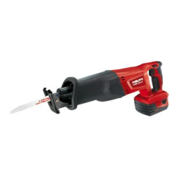 Hilti WSR 22-A Manuel utilisateur | Fixfr