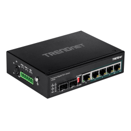 Trendnet RB-TI-PG62 6-Port Hardened Industrial Gigabit PoE+ DIN-Rail Switch Fiche technique | Fixfr