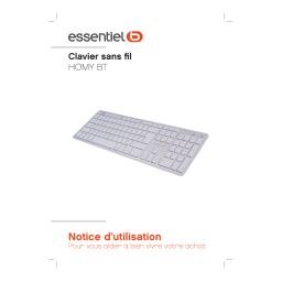 Essentiel b HOMY BT Clavier sans fil | AI Chat & PDF Access | Fixfr