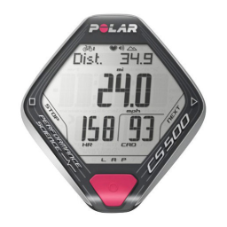 Polar CS500 Guide de démarrage rapide | AI Chat | Fixfr