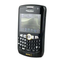 BlackBerry Curve 8350i Guide d'utilisation + AI Chat | Fixfr