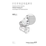 Endres+Hauser Proline Promag 53 HART Desription of Device Functions Mode d'emploi