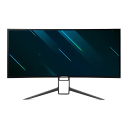 Acer X34GS Monitor Guide de démarrage rapide | Fixfr