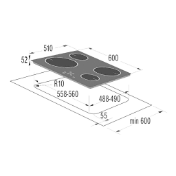 Gorenje SIVK6B1TL Table de cuisson à induction IT65KR Une information important | Fixfr