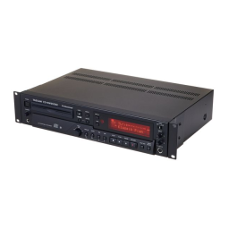 Tascam CD-RW900 Manuel utilisateur | Fixfr