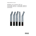 KaVo INTRAflex LUX 2307/2320/2329/2313/2325 LN Mode d'emploi