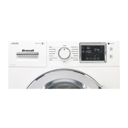 Brandt BWF5Q9YCW Front-loading washing machine Manuel utilisateur | Fixfr