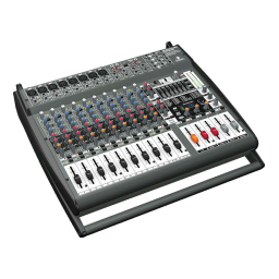 Behringer PMP5000 Mixer Manuel du propriétaire | Fixfr