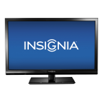 Insignia NS-24E40SNA14 24&quot; Class (24&quot; Diag.) - LED - 1080p - 60Hz - HDTV Guide d'installation rapide