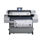 HP Designjet T1120 Manuel d'utilisation + Chat IA