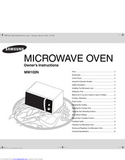 MW102N Four à Micro-Ondes : Assistance IA et PDF | Fixfr