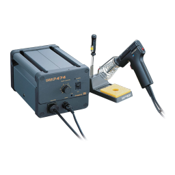 Hakko 474 Manuel utilisateur | Fixfr
