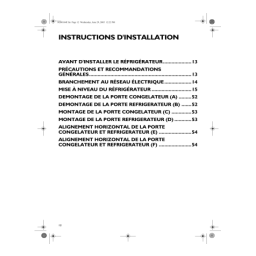 Mode d'emploi Réfrigérateur-congélateur : IA et PDF | Fixfr