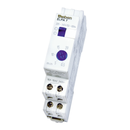 THEBEN ELPA 7 Manuel utilisateur | Fixfr