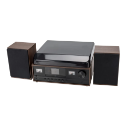 Denver MRD-52LIGHTWOOD Retro music system Manuel utilisateur | Fixfr