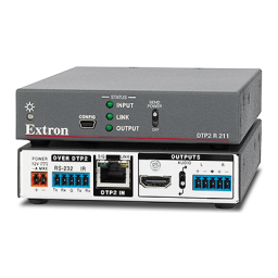 Extron DTP2 T 201 D spécification | Fixfr