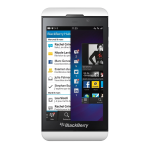 Guide d'utilisation BlackBerry Z10 Smartphone | AI chat