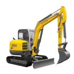 Wacker Neuson 6003 Tracked Conventional Tail Excavator Manuel utilisateur