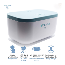 Bioclean Box de sterilisation avec UV-C et chaleur Caisson de désinfection Product fiche | Fixfr