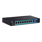 Trendnet TE-GP102 10-Port Unmanaged Gigabit PoE+ Switch Fiche technique