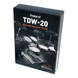 Roland TDW-20 Manuel utilisateur | Fixfr